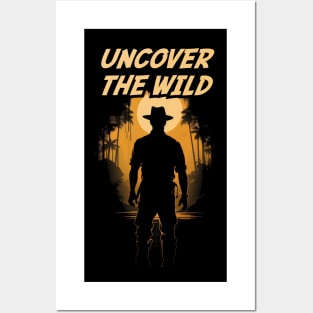 Uncover the Wild - Explorer - Silhouette - Indy Posters and Art